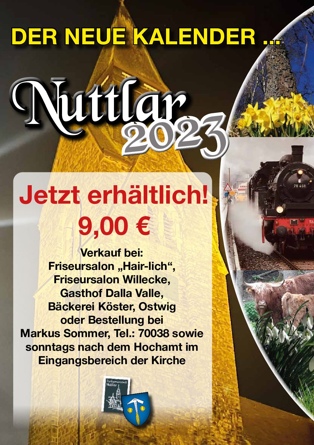 Nuttlarer Kalender 2023 jetzt erhältlich