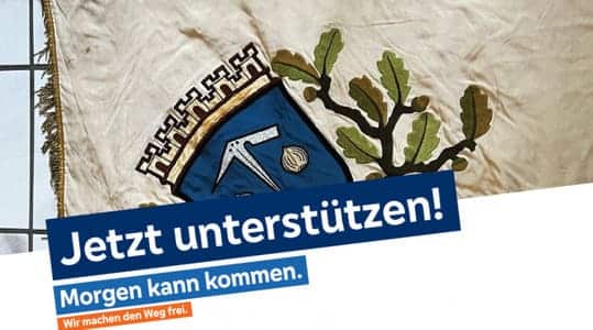 Aufruf zur Mithilfe bei der Fahneninstandsetzung